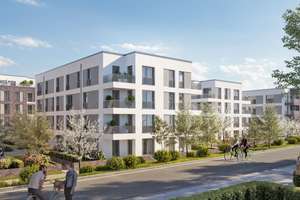 Wohnen im Grünen in ruhiger Lage! 4-Zimmer-Wohnung mit Balkon mit viel Platz - Neubau WE507 – Europaallee 102-110, 51379 Opladen, Leverkusen – Vorschaubild 8