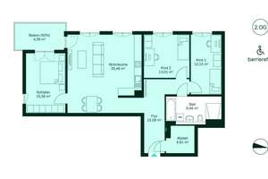 Barrierefreie Eigentumswohnung in großzügiger Raumaufteilung mit Balkon – Lilli-Marx-Str. 38, 40597 Benrath, Düsseldorf – Vorschaubild 11