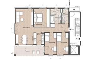 Familienwohnung Wiesbaden – 4 Zimmer Neubau mit viel Platz & Ausblick – Thaerstraße 3, 65193 Nordost, Wiesbaden – Vorschaubild 2