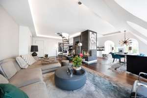 Luxuriöses 4-Zimmer Maisonette-Penthouse am Herzogpark mit weitläufiger Dachterrasse, zwei Balkonen. – Die vollständige Adresse der Immobilie erhältst du vom Anbieter., 81925 Herzogpark, München – Vorschaubild 6