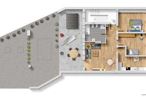 Stilvolle Eigentumswohnung mit 140 m² Dachterrasse 
im Herzen der Aachener Innenstadt – Die vollständige Adresse der Immobilie erhältst du vom Anbieter., 52064 St. Jakob, Aachen – Vorschaubild 16