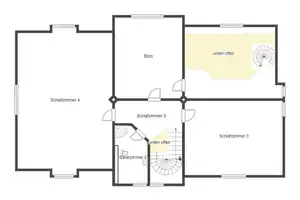 Großes Architektenhaus von 1990 in Wolfsburg-Ehmen mit Doppelgarage, 2 Terrassen, Galerie und Kamin – Wolfsburg – Vorschaubild 25