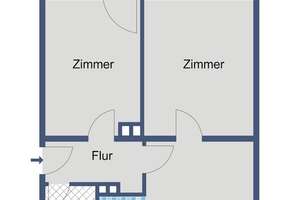 2-Zimmer-Wohnung mit Balkon in Kassel-Oberzwehren-Mattenberg – Kronenackerstraße 14, 34132 Oberzwehren, Kassel – Vorschaubild 4