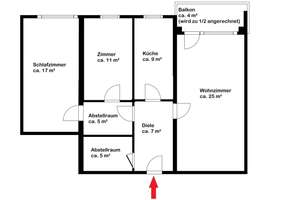 Ostertor/  Großzügige 3-Zimmer-Wohnung mit Balkon und toller Aussicht in zentraler Lage – Die vollständige Adresse der Immobilie erhältst du vom Anbieter., 28203 Ostertor, Bremen – Vorschaubild 10