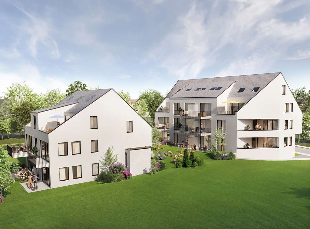 *Sunside Living* 
Großzügige 3-Zimmer-EG-Wohnung (Hanglage) mit Süd-Balkon in Konstanz-Wollmatingen