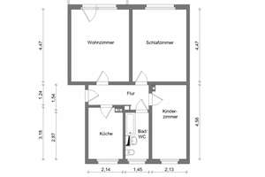 Schöne 3-Raum-Wohnung – A.-Nexö-Str. 11, 8060 Marienthal Ost, Zwickau – Vorschaubild 2