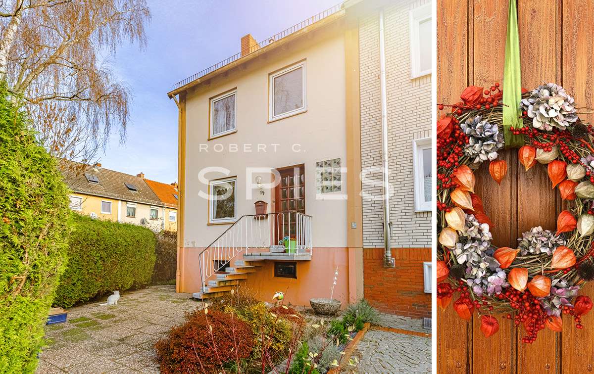 Ruhig gelegenes Reihenendhaus mit Garten und Balkon, Bremen – Bild 1