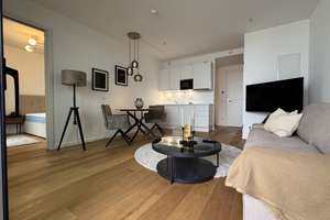 Eden Tower 23: Furnished Apartment | 14 Floor | Gym, Rooftop & 24/7 Concierge – Europa-Allee 11, 60327 Gallus, Frankfurt am Main – Vorschaubild 10
