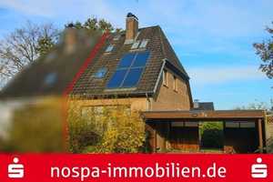 Solide Doppelhaushälfte in Neuberend bei Schleswig: Vollkeller, kompaktes Grundstück, Solarthermie – Neuberend, Schleswig-Flensburg (Kreis), 24879 Schleswig-Flensburg (Kreis) – Vorschaubild 1