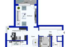 Komfortable 3-Zimmer-Wohnung mit Aufzug, Südbalkon und modernisiertem Interieur – Die vollständige Adresse der Immobilie erhältst du vom Anbieter., 12353 Buckow, Berlin – Vorschaubild 11