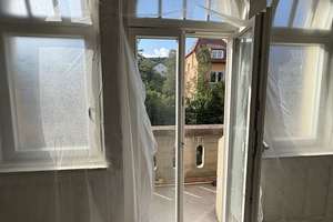 Lichtdurchflutete 2‑Zimmer‑Wohnung: frisch modernisiert, zwei Balkone, Wohnen im Denkmalschutz – Liststraße 57, 70180 Lehen, Stuttgart – Vorschaubild 7