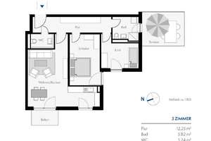 Erstbezug - ruhige Westausrichtung – Die vollständige Adresse der Immobilie erhältst du vom Anbieter., 81476 Forstenried, München – Vorschaubild 6