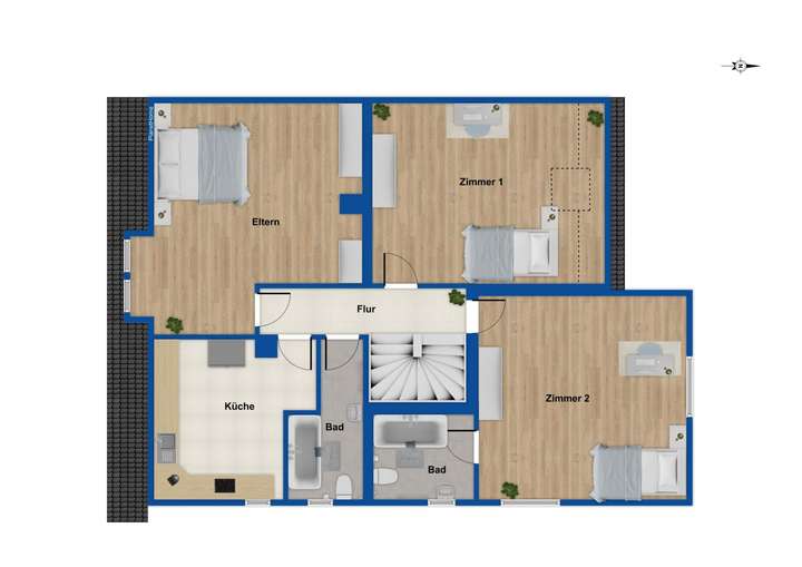 Grundriss Dachgeschoss