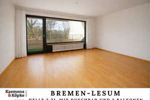 Helle 3 Zimmer mit Duschbad und 2 Balkonen