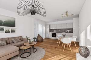 Erstklassiges Wohnen: Vollmöbliertes 3-Raum-Apartment im Neubau – Hans-Driesch-Straße 64, 4179 Leutzsch, Leipzig – Vorschaubild 1