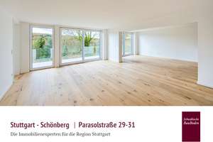 Außergewöhnliche 7-Zi.-Mais.-Whng. mit ca. 223 m² Wfl., Terrasse, großem Balkon & eigenem Garten +++ – Parasolstraße 31, 70599 Schönberg, Stuttgart – Vorschaubild 1