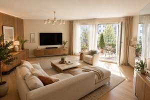Besondere 4-Zimmer-Maisonettewohnung mit 4 Balkonen & Tiefgarage in Fürth – Nähe Wiesengrund – Die vollständige Adresse der Immobilie erhältst du vom Anbieter., 90762 Stadtpark, Stadtgrenze, Fürth – Vorschaubild 4