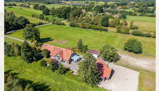 Bild von Alleinlage - Komfortables Landhaus mit Einliegerwohnung & Pferdehaltung