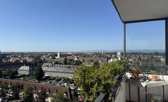 2-ZKB-Eigentumswohnung mit Loggia, Keller und Garage – Wohnen mit Weitblick im 11. Obergeschoss