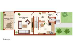 Modernisiertes Haus,  zentrale & ruhige Lage mit überdachter Terrasse und Garten + Ausbaupotenzial – Die vollständige Adresse der Immobilie erhältst du vom Anbieter., 28832 Achim – Vorschaubild 8