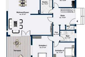 Bungalow in Top-Lage
mit Vollkeller und Garage – Wolfsburg – Vorschaubild 10