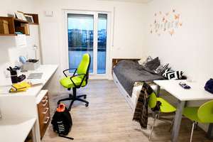 NUR FÜR Schüler und Studenten!!!
1-Zimmer Studentenapartment im Beethoven Park II – Alpenstraße 10a, 86159 Bahnhofs-, Bismarckviertel, Augsburg – Vorschaubild 4