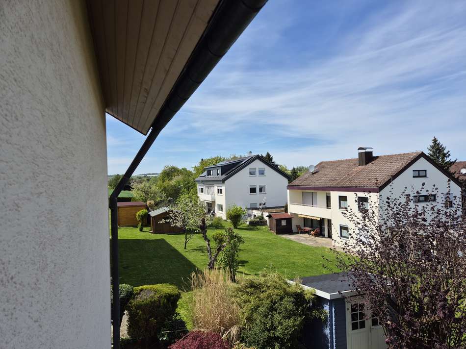 Blick vom Balkon