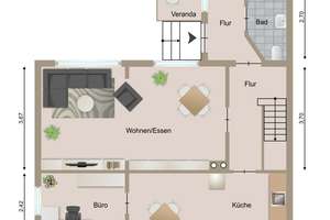 gepflegtes und modernisiertes Wohnhaus mit Garagen und einem schönem Grundstück – Die vollständige Adresse der Immobilie erhältst du vom Anbieter., 24647 Wasbek – Vorschaubild 19