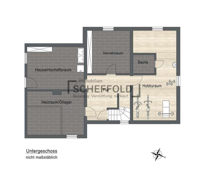 Grundriss Untergeschoss