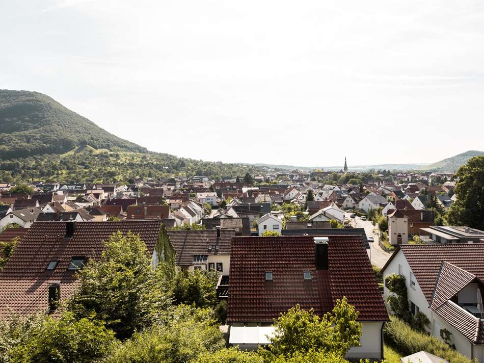 Blick vom DG-Balkon