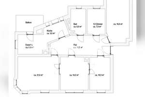 Tauschwohnung: Tausche 4,5-Zi.-Wohnung in Leipzig Südwest