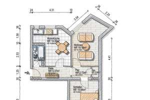 Urban wohnen mit Altbaucharme – sofort bezugsfreie 2,5-Zimmer-Wohnung nahe Volksgarten – Die vollständige Adresse der Immobilie erhältst du vom Anbieter., 40227 Oberbilk, Düsseldorf – Vorschaubild 17