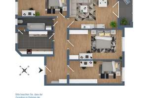Wohntraum nach Sanierung – 4-Zimmer-Eigentumswohnung in Toplage von Berlin-Johannisthal – Herrenhausstraße 14, 12487 Johannisthal, Berlin – Vorschaubild 1