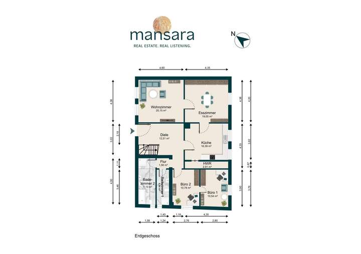 Grundriss Erdgeschoss