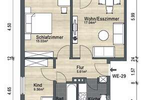 Helle 3-Zimmer Wohnung inkl. Stellplatz in Chemnitz zu vermieten - Top Zustand! – Ritterstraße 10, 9111 Zentrum, Chemnitz – Vorschaubild 3