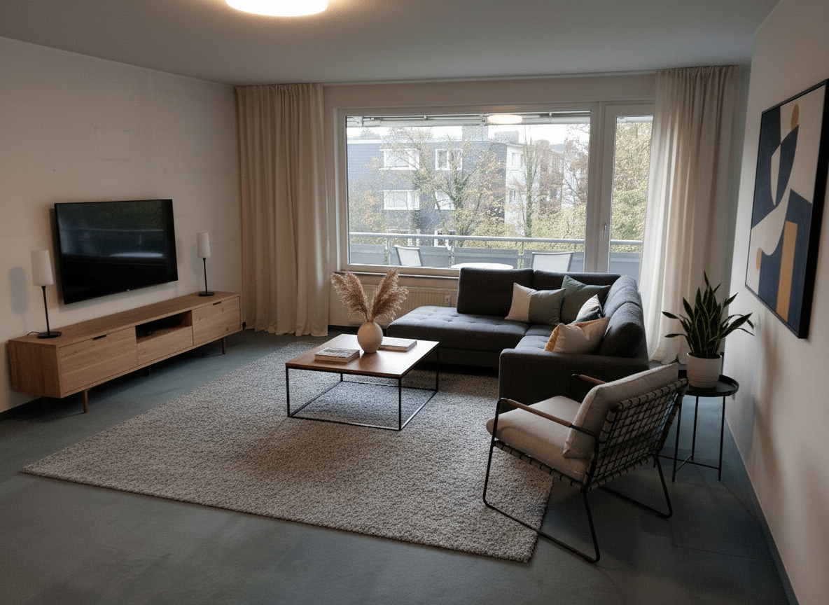 Geräumige 3,5-Zimmer-Wohnung (96 m²) mit Balkon, Aufzug und zwei Stellplätzen. Ideal für Ihr Zuhause, Rheinisch Bergischer Kreis – Bild 1
