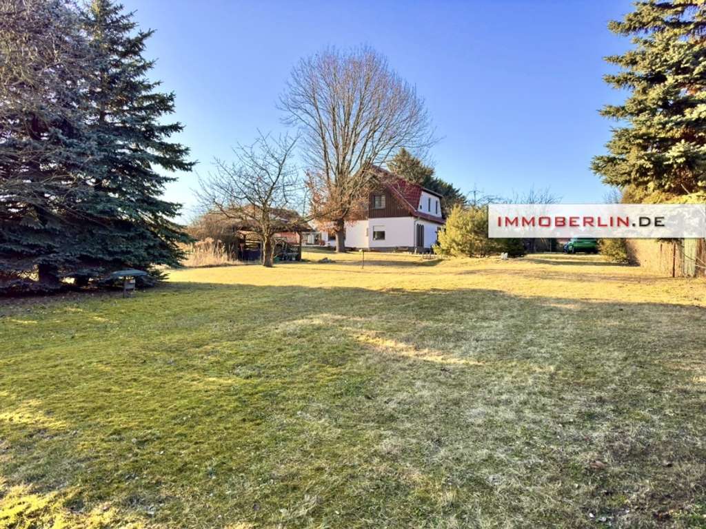 Immobilie in Rauen - IMMOBERLIN.DE - Wunderbares Haus auf großem teilbarem Grundstück mit Neubaupotenzial - Bild 1