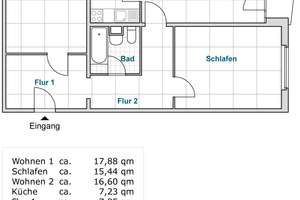 3 Zimmer Wohnung mit schöner Aussicht! – Jacob-Winter-Platz 1, 1239 Prohlis-Süd, Dresden – Vorschaubild 2