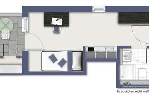 1-Zimmer-Apartment in Saarbrücken – Meerwiesertalweg 6a, 66123 Sankt Johann, Saarbrücken – Vorschaubild 5