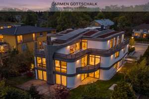 Luxus ohne Ecken & Kanten: 228m² Penthouse-Traum mit mit direktem Lift & Kamin