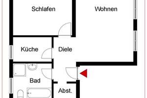 *** Frisch modernisiert und sofort bezugsfrei: helle 2 Zimmer-Wohnung mit Wohlfühlcharakter *** – Die vollständige Adresse der Immobilie erhältst du vom Anbieter., 67105 Schifferstadt – Vorschaubild 6