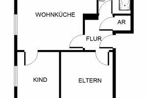 Charmante 2,5-Zimmer-Wohnung mit großer Wohnküche – frisch renoviert – Im Westerbruch 49, 45327 Essen – Vorschaubild 2