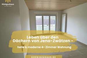 Leben über den Dächern von Jena Zwätzen - helle & moderne 4-Zimmer-Wohnung