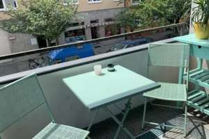 Helles, möbliertes 1-Zimmer-Apartment mit Balkon in zentraler Lage – Konradinstraße 10, 81543 Untergiesing, München – Vorschaubild 1