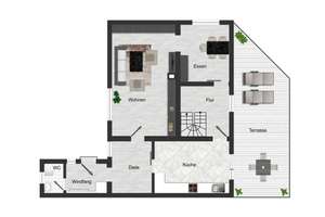 LORENZ-Angebot in Wattenscheid: TIPP! Eigennutzung + Kapitalanlage. 1-Fam.-Gartenhaus + 5-Fam.-Haus. – Die vollständige Adresse der Immobilie erhältst du vom Anbieter., 44866 Wattenscheid-Mitte, Bochum – Vorschaubild 94