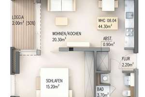 vermietete Wohnung am Oldenburger Hafen - HAVEKANT Oldenburg – Die vollständige Adresse der Immobilie erhältst du vom Anbieter., 26135 Osternburg, Oldenburg (Oldenburg) – Vorschaubild 5
