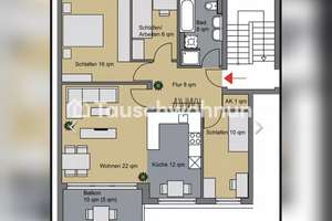 Tauschwohnung: Moderne 3,5 Zimmer Wohnung mit großem Balkon – Die vollständige Adresse der Immobilie erhältst du vom Anbieter., 22047 Wandsbek (Ortsteil), Hamburg – Vorschaubild 10