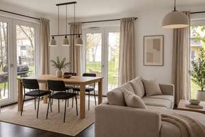 Moderne 3-Zimmer-Gartenwohnung mit Terrasse im Würzburger Hubland 