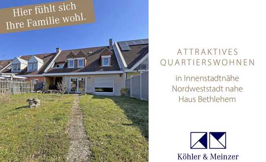 Ansprechendes Quartierwohnen im EFH nahe Haus Bethlehem * ideal für Familien * Stadtbahn-Nähe