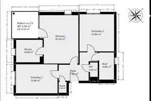 Helle 3-Zimmer Wohnung in München, Obermenzing – Josephine-Lang-Weg 2, 81245 München – Vorschaubild 15